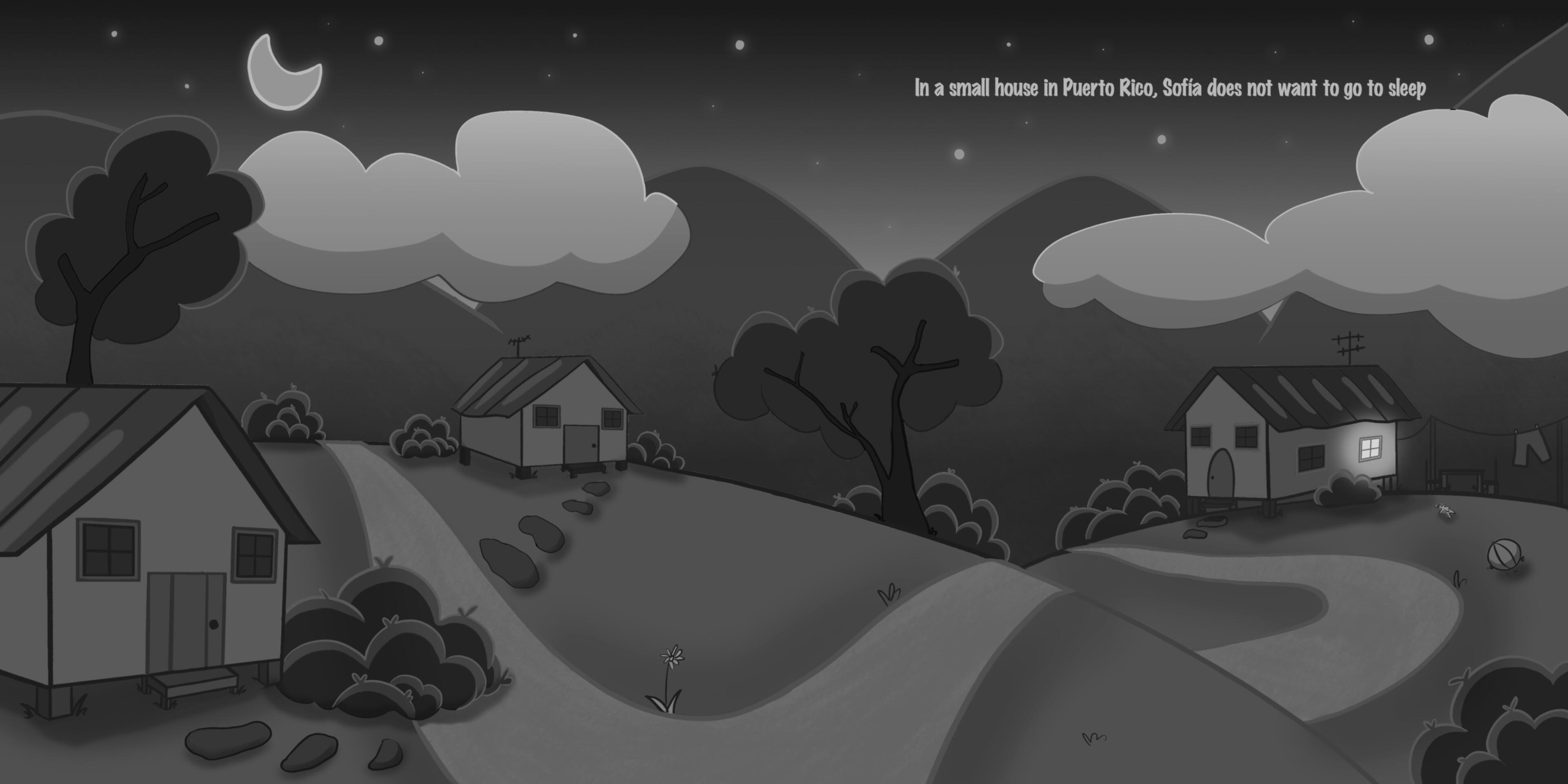 The Cuco who was afraid Black and white interior spreads