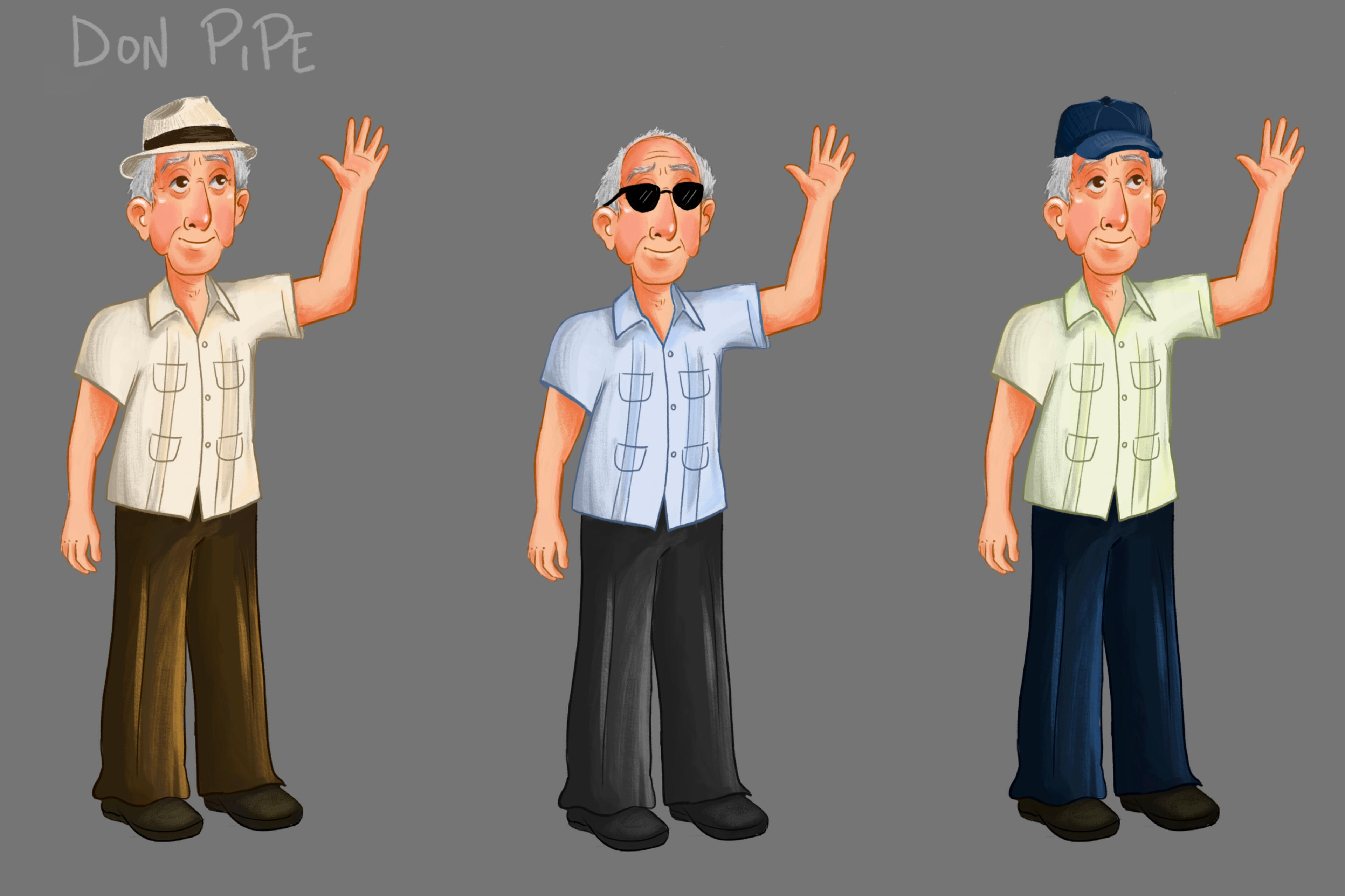 Don Pipe and his magical world Outfits