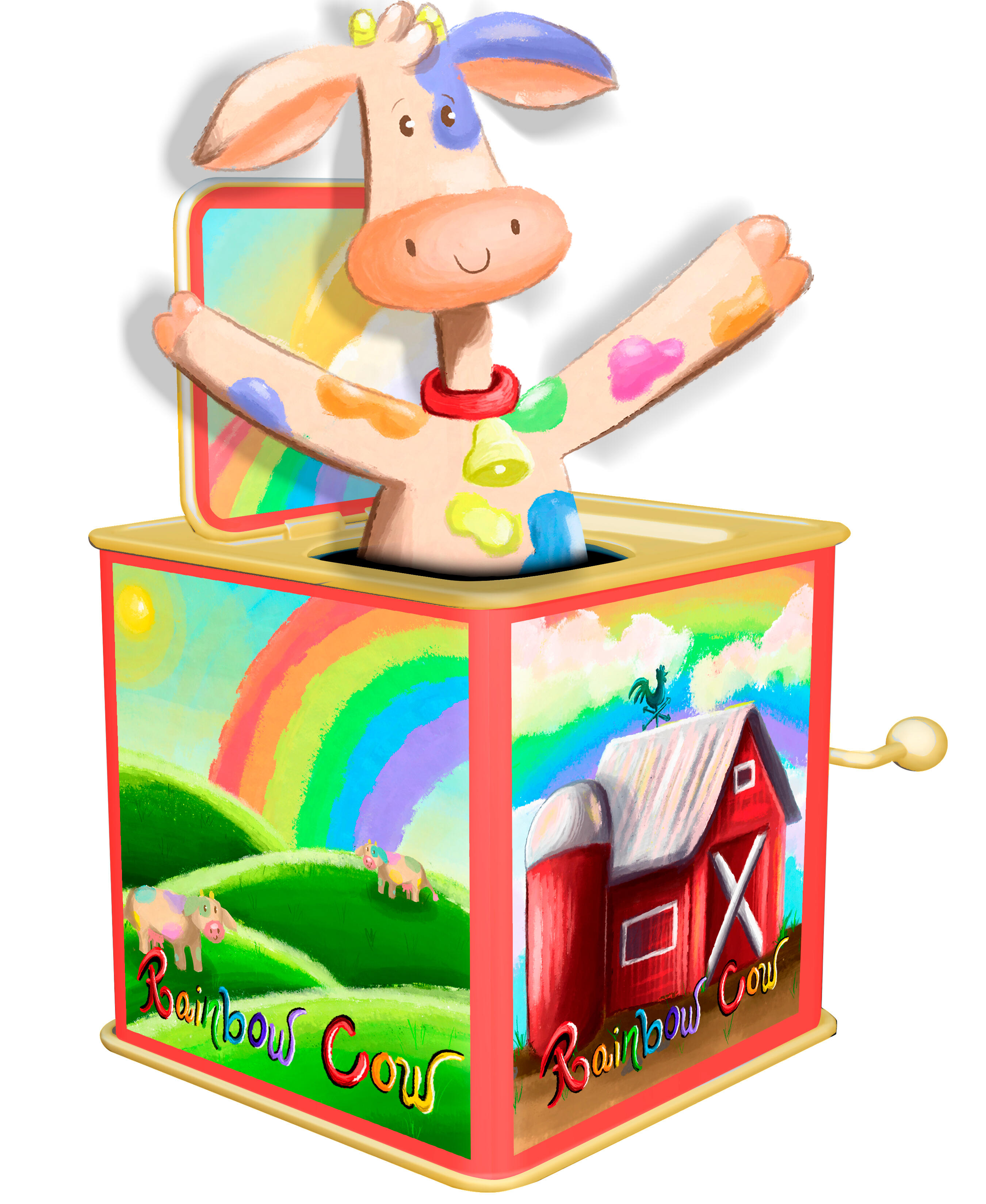 Rainbow Cow