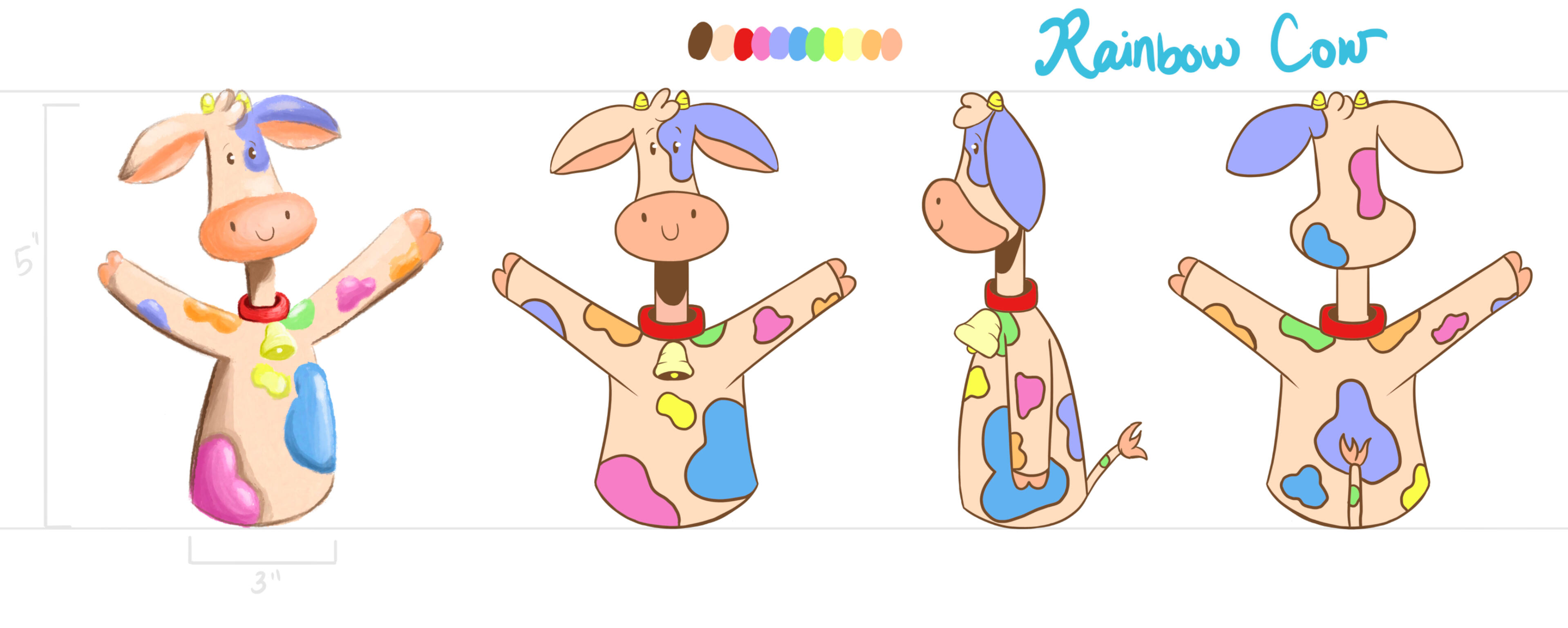 Rainbow Cow